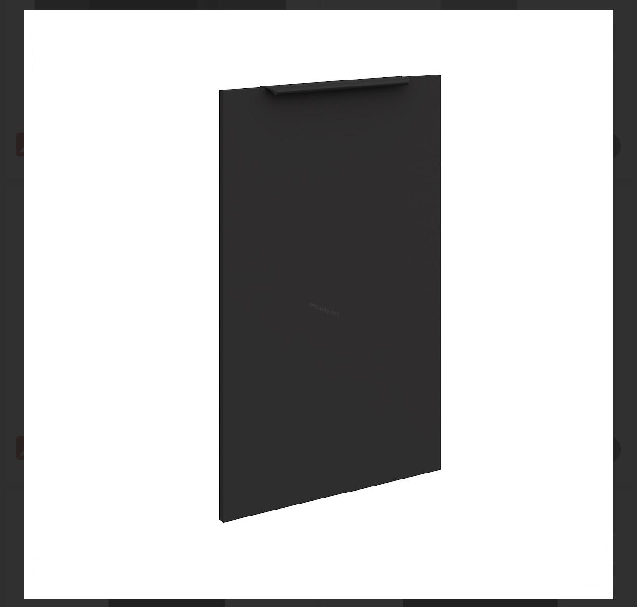 Kuchyně Aria černo/seda ZM 713x446