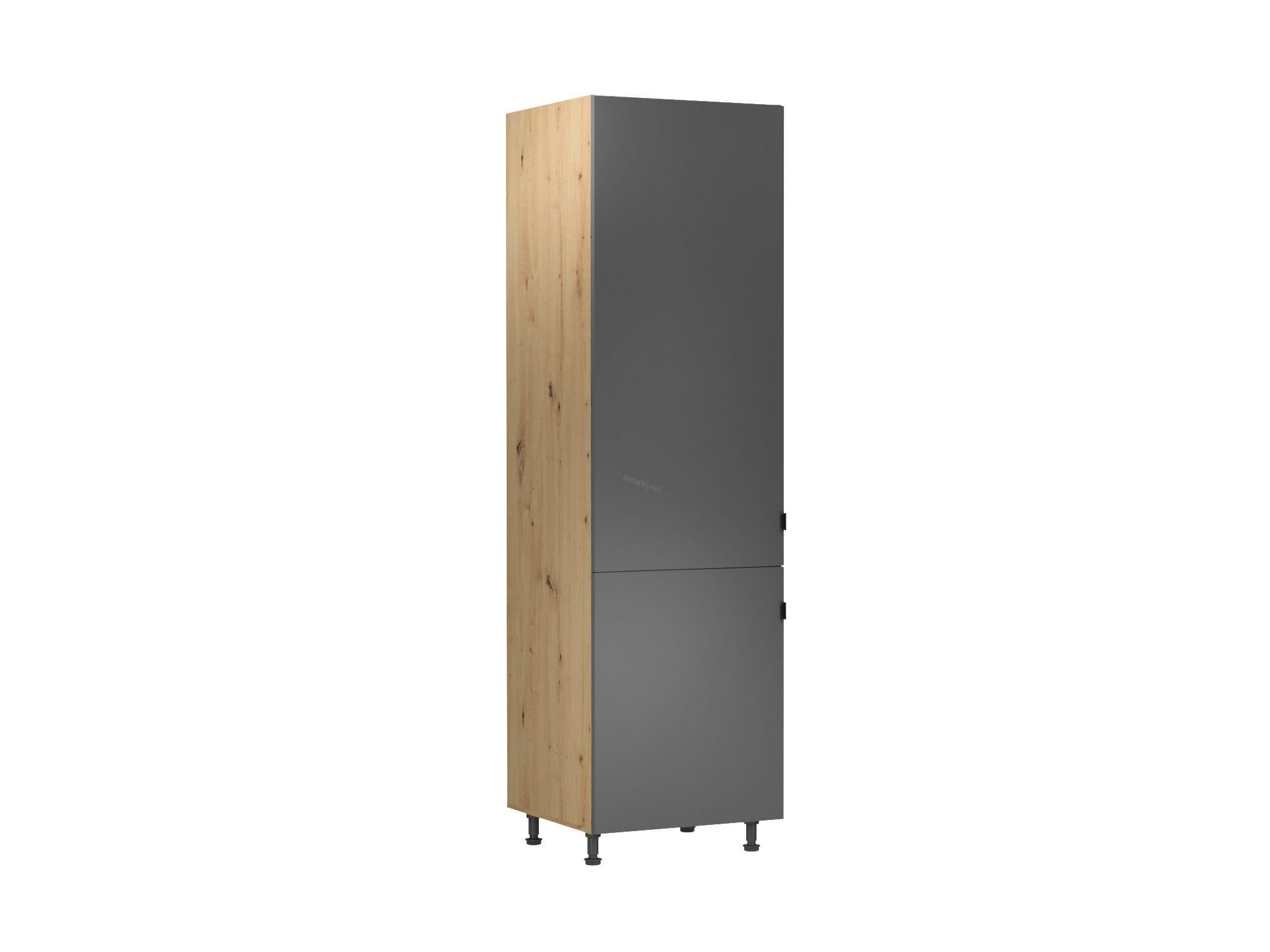 Skříň na vestavěnou lednici Langen Beige/dub artisan D60ZL P