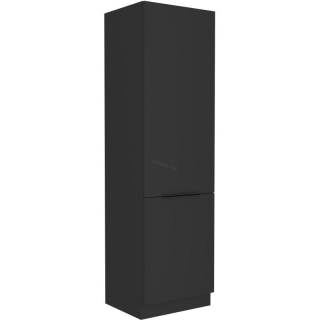 Skříň na vestavěnou lednici Siena černý mat 60 LO-210 2F