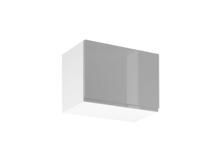 Horní skříňka Aspen šedý lesk/bílá G60K