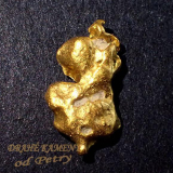 Zlato z Austrálie 9x5mm Váha: 0.4g