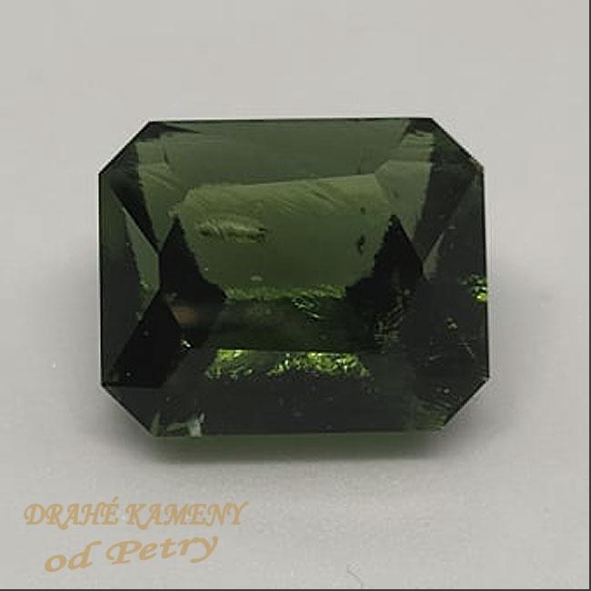 Vltavín z Čech 19x15,5x19mm Váha: 30.6ct