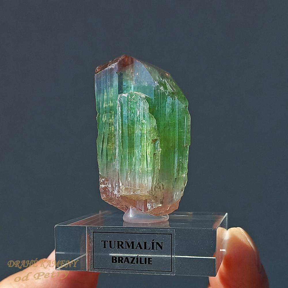 Elbait (turmalín) z Brazílie 43x24mm /VIDEO/