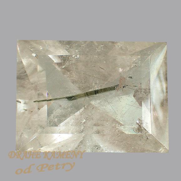 Křišťál + verdelit z  Brazílie 30x22x18mm