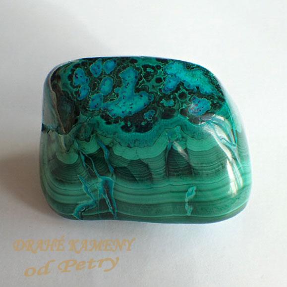 Chryzokol + Malachit z Afriky  48x32mm