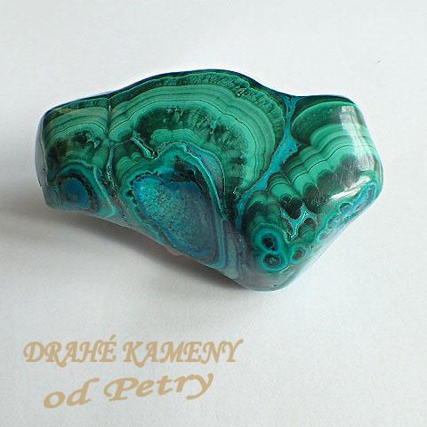 Chryzokol + Malachit z Afriky 66x40mm