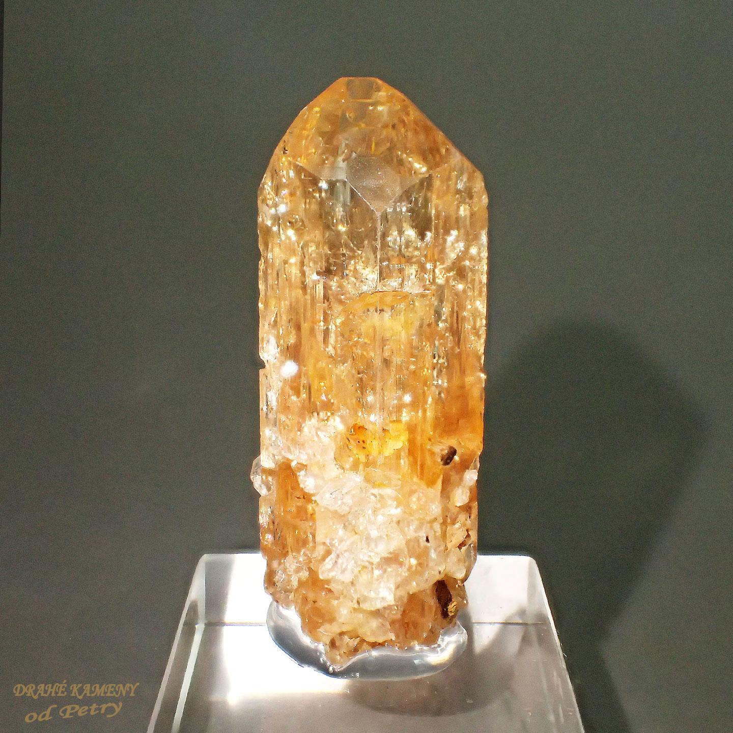 Zlatý topaz, Zambie  30x11mm