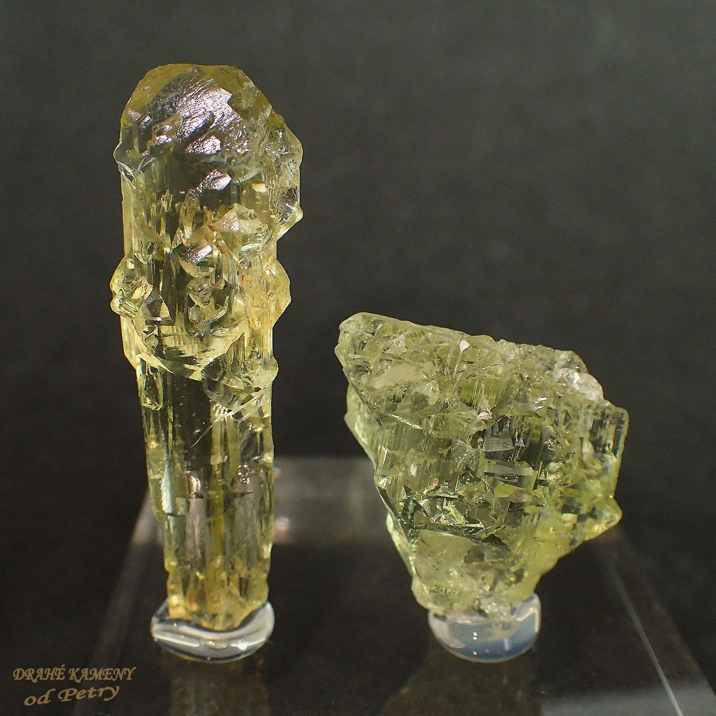 2x Heliodor z Ukrajiny 39x11mm, 22x20mm