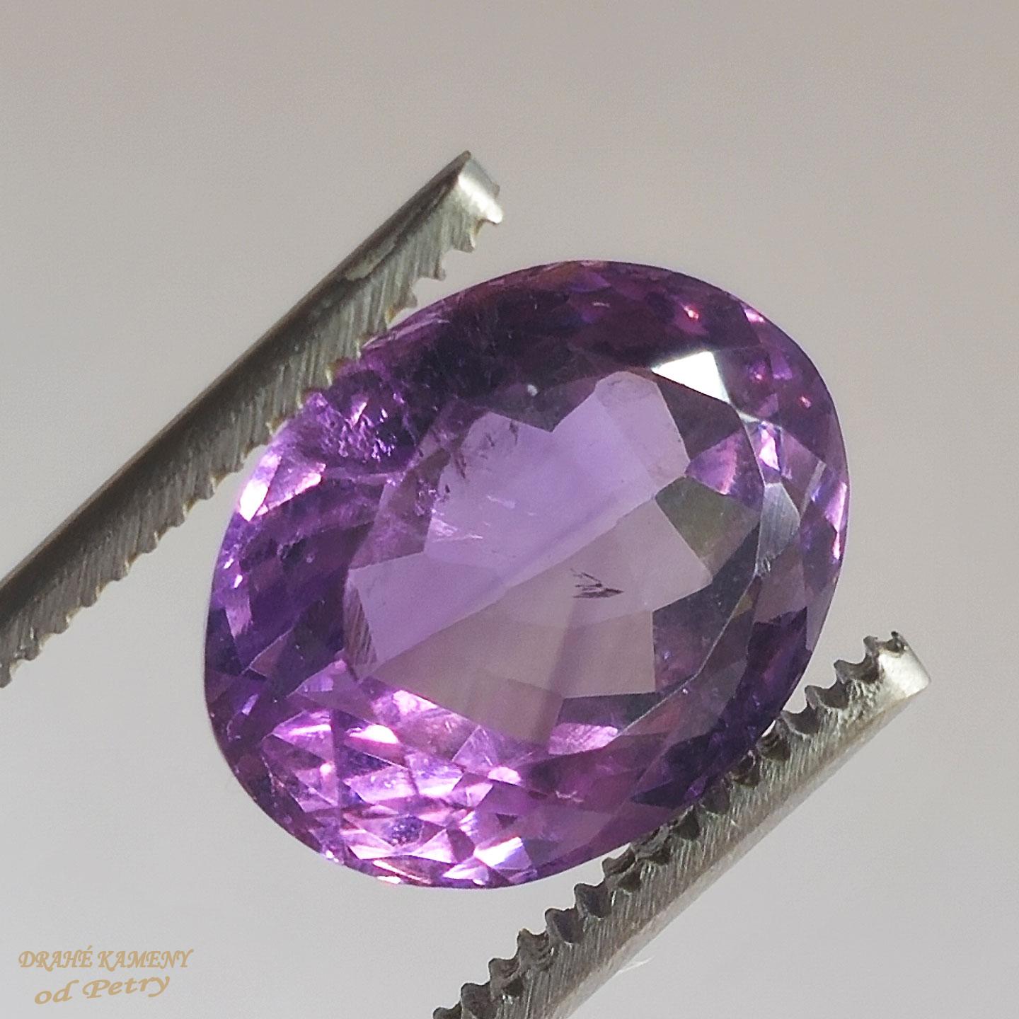 Ametystz Brazílie 15x12mm Váha: 11,54ct