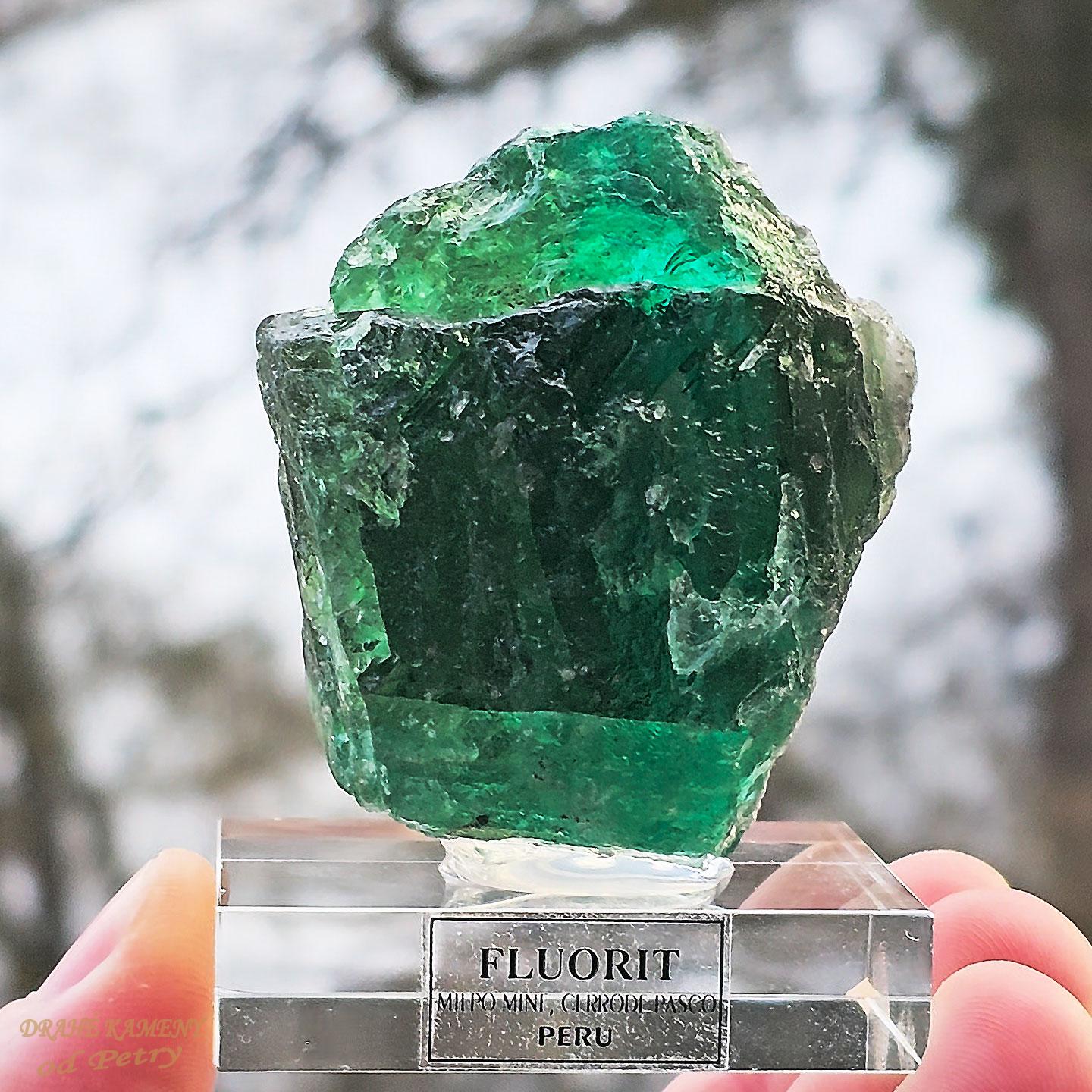 Fluorit z Peru 57x47mm