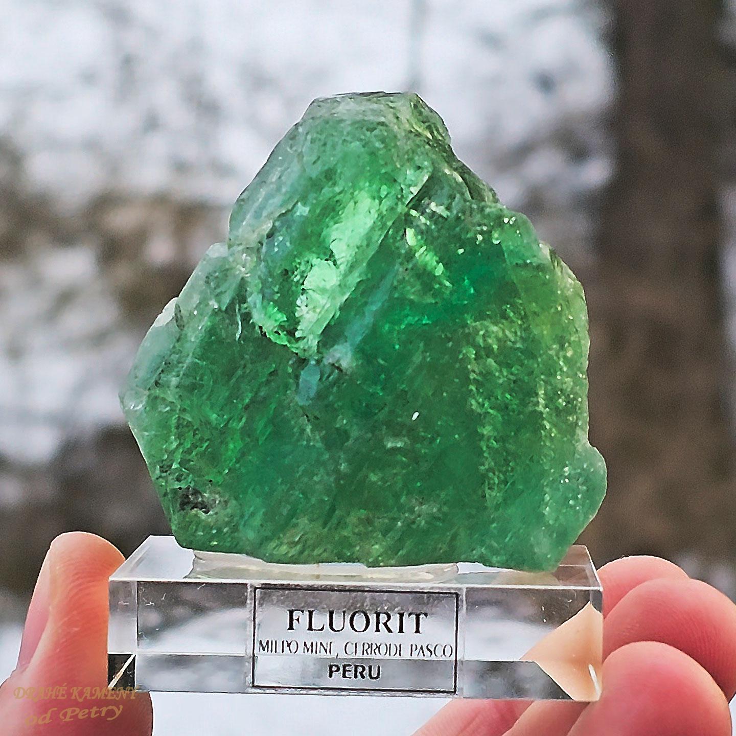 Fluorit z Peru 50x54mm