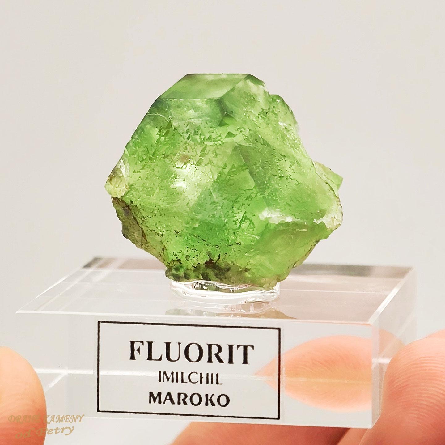 Fluorit  z Maroko 26x20mm