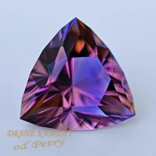 Ametrín z Bolívie 22mm Váha: 28.46ct  /VIDEO/