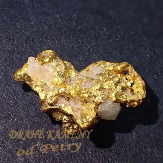 Zlato z Austrálie 11x7x5mm Váha: 1.11g