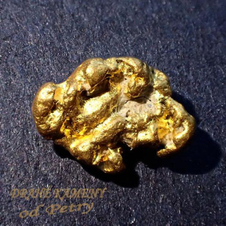 Zlato z Austrálie 6x4mm Váha: 0.33g