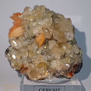 Cerusit, baryt z Maroka 51x55mm