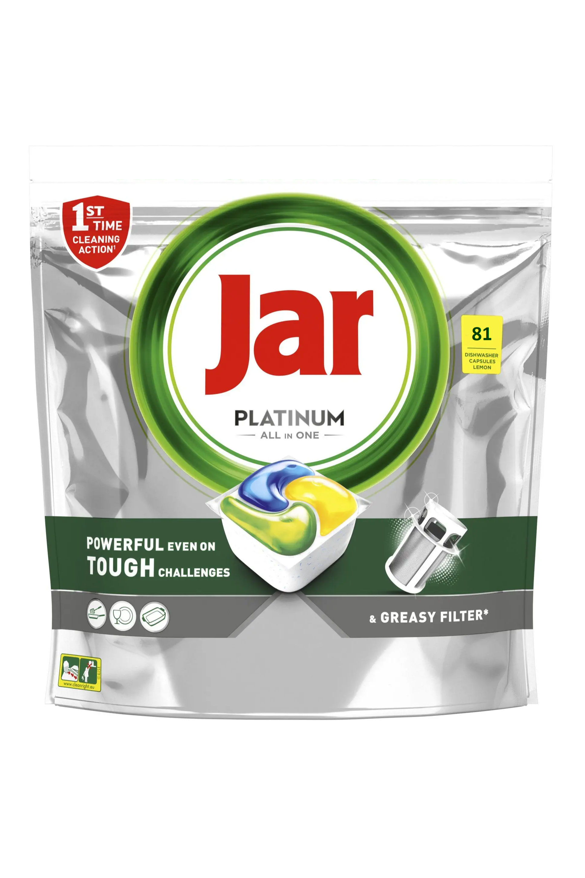 Jar tablety do myčky 81 ks Platinum Lemon