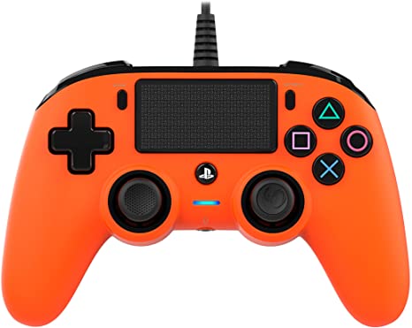 Nacon Wired Compact Controller - oranžová (PS4)