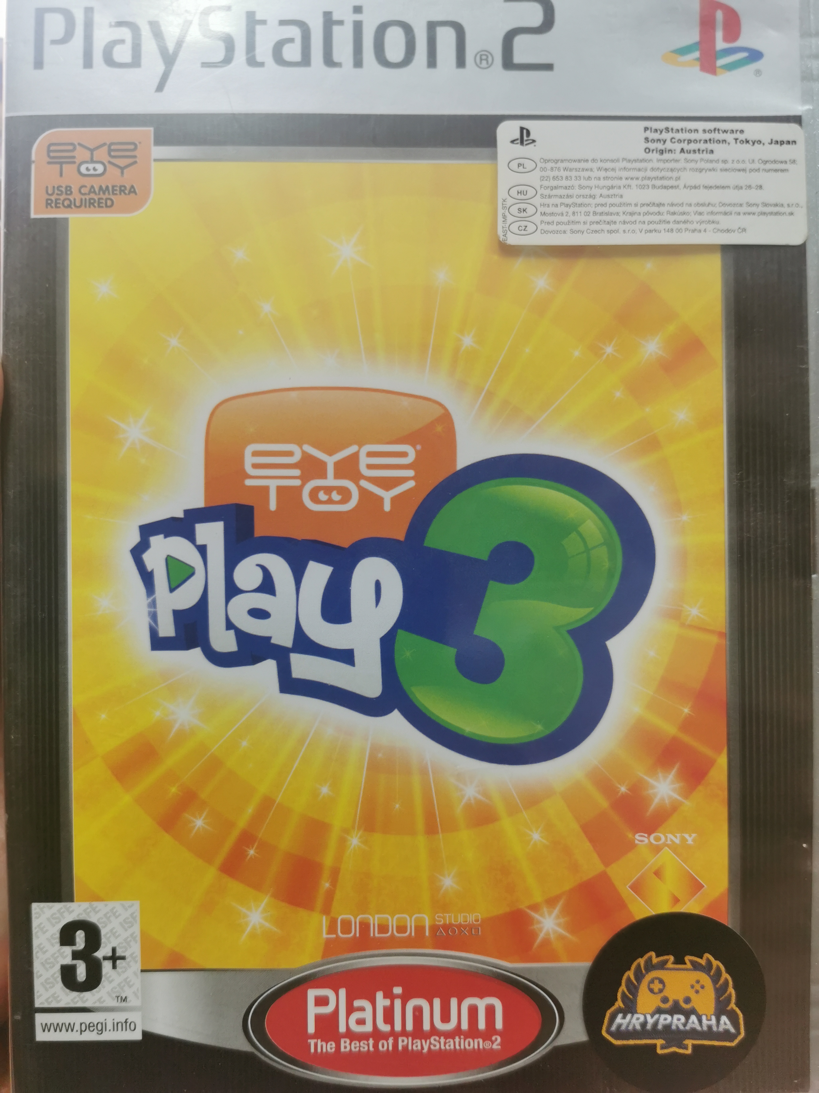 Eye toy: Play 3 PS2