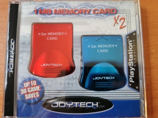 2x Memory Card JOYTECH  pro Ps1 