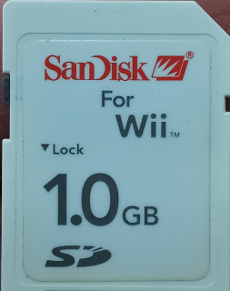 Pametova karta 1Gb pro Nintendo Wii
