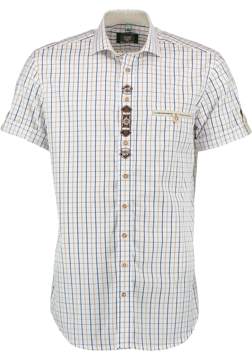 Myslivecká košile Orbis Slim Fit krátký rukáv