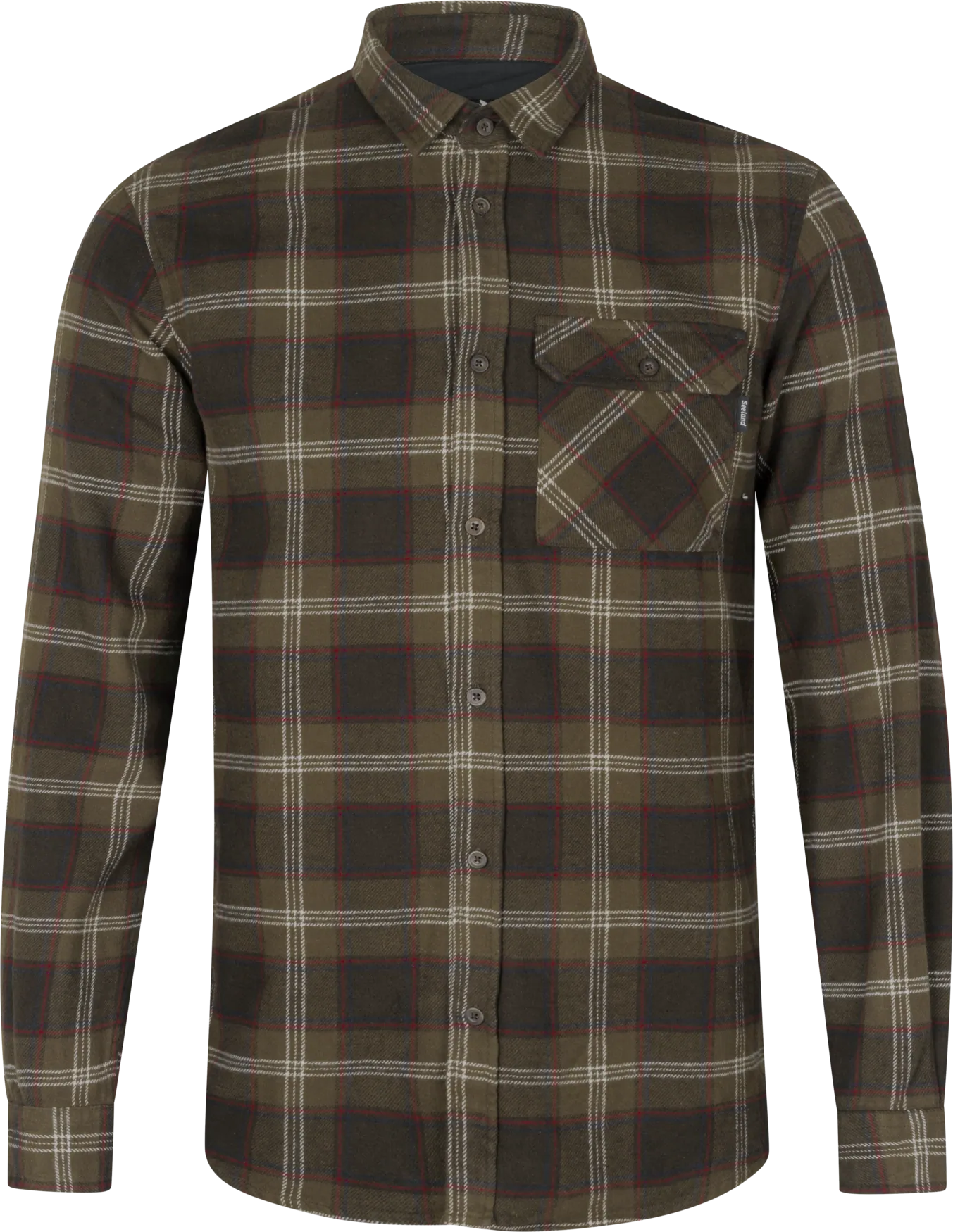 Košile Seeland Glen Flannel Pine Green Check