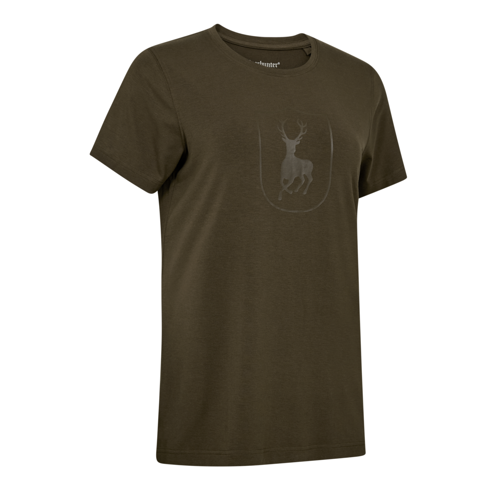 Myslivecké dámské tričko Deerhunter bamboo zelené