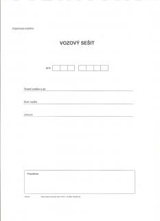 Vozový sešit velký