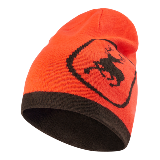 Myslivecká zimní oboustranná (zelená a oranžová) čepice Deerhunter