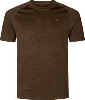Funkční Strečové Tričko Seeland S/S Active Demitasse Brown