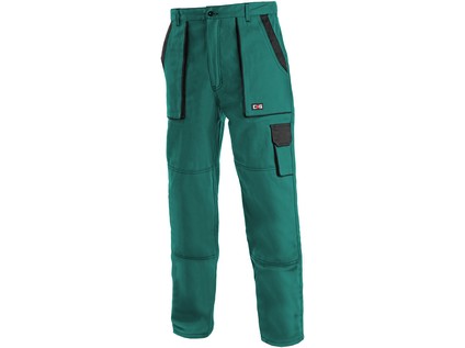 Pánské kalhoty do pasu CXS LUX 1078, zeleno-černé