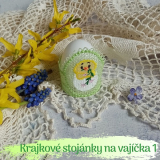 Krajkové stojánky na vajíčka 1