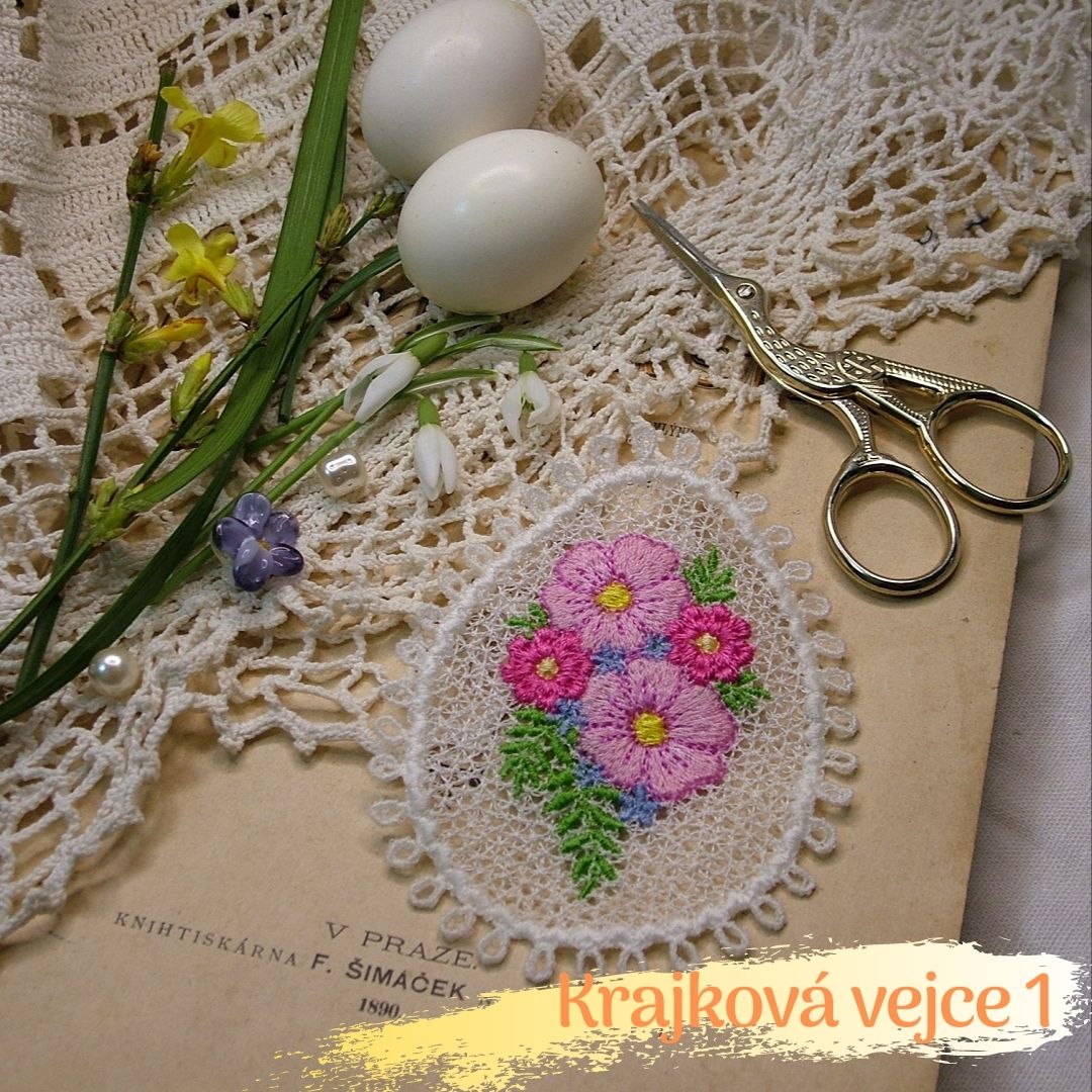 Krajková vejce 1 