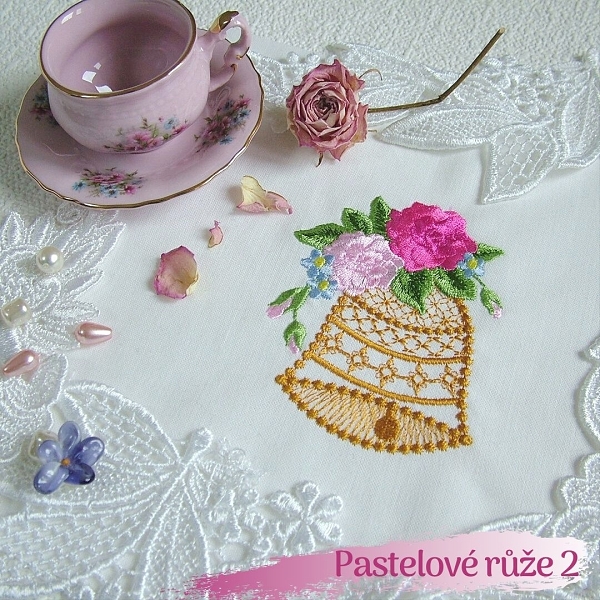 Pastelové růže 2