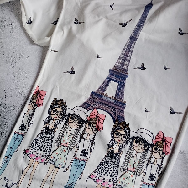 Elastický jednolícní úplet PANEL "Pařížanky"