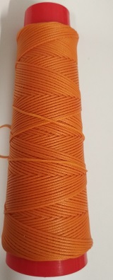 Polyesterová nit EUROJET SLAM orange voskovaná 0,8 mm