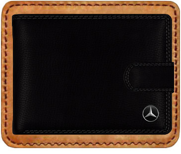 Kožená Peněženka MERCEDES BENZ se zapínáním