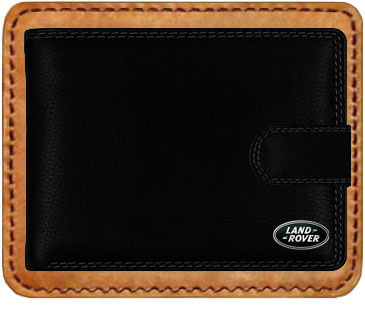 Kožená Peněženka LANDROVER se zapínáním ochrana karet RFID