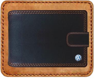 Volkswagen pánská peněženka hnědá RFID