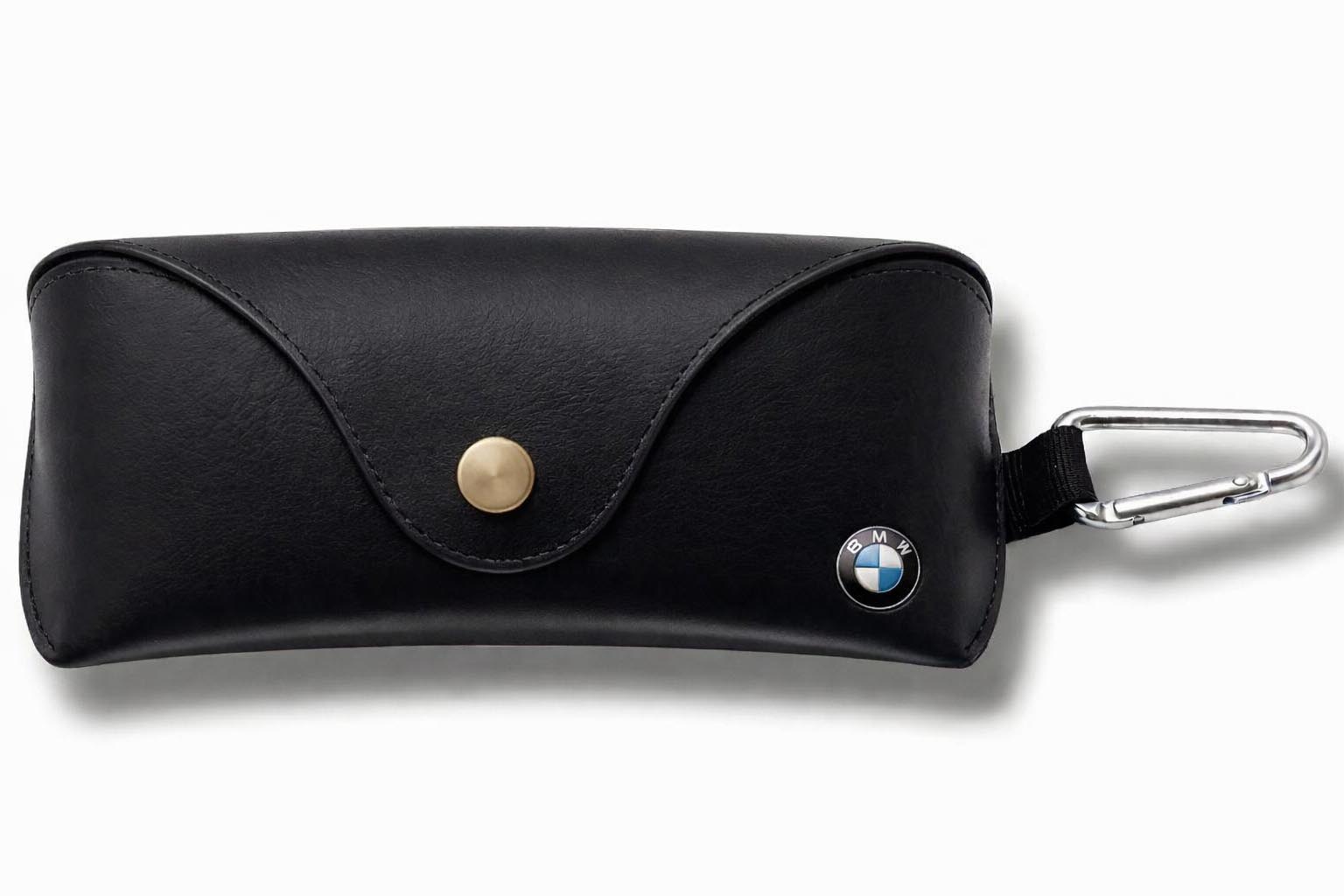 Kožené pouzdro na brýle BMW