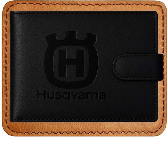 HUSQVARNA  -  kožená pánská peněženka