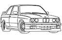 Černá peněženka BMW