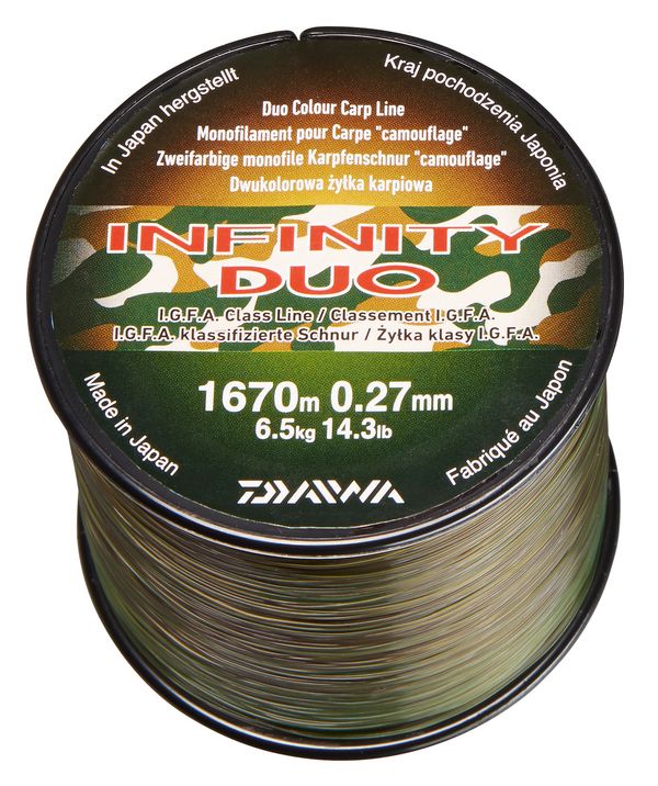 Vlasec Daiwa Infinity Duo Camo 1060m 0.33mm