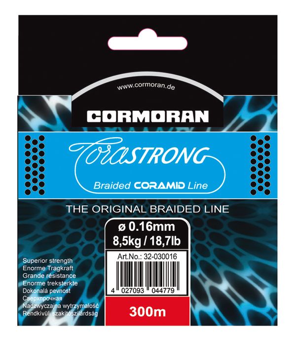 Pletená šnůra Cormoran Corastrong zelená 300m 