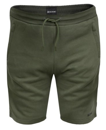 Sonik Kraťasy Green Fleece Shorts
