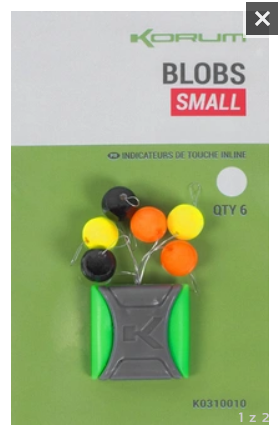 Plovoucí fluo korálky Korum Blobs XL 