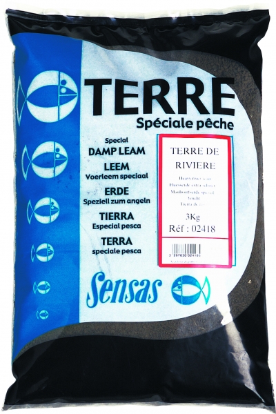 Sensas Hlína Terre de Riviere (řeka) 3kg