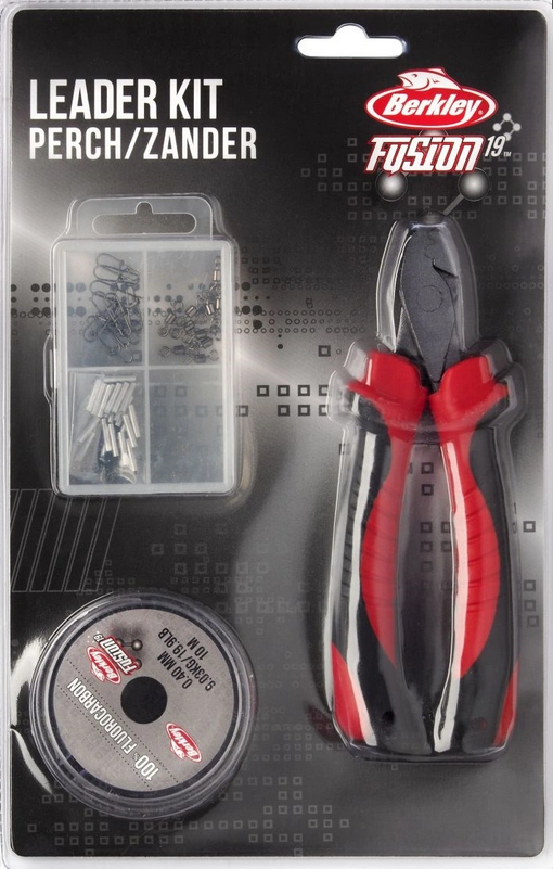Sada Berkley Fusion19 Leader Kit Fluorocarbon Candát/Okoun