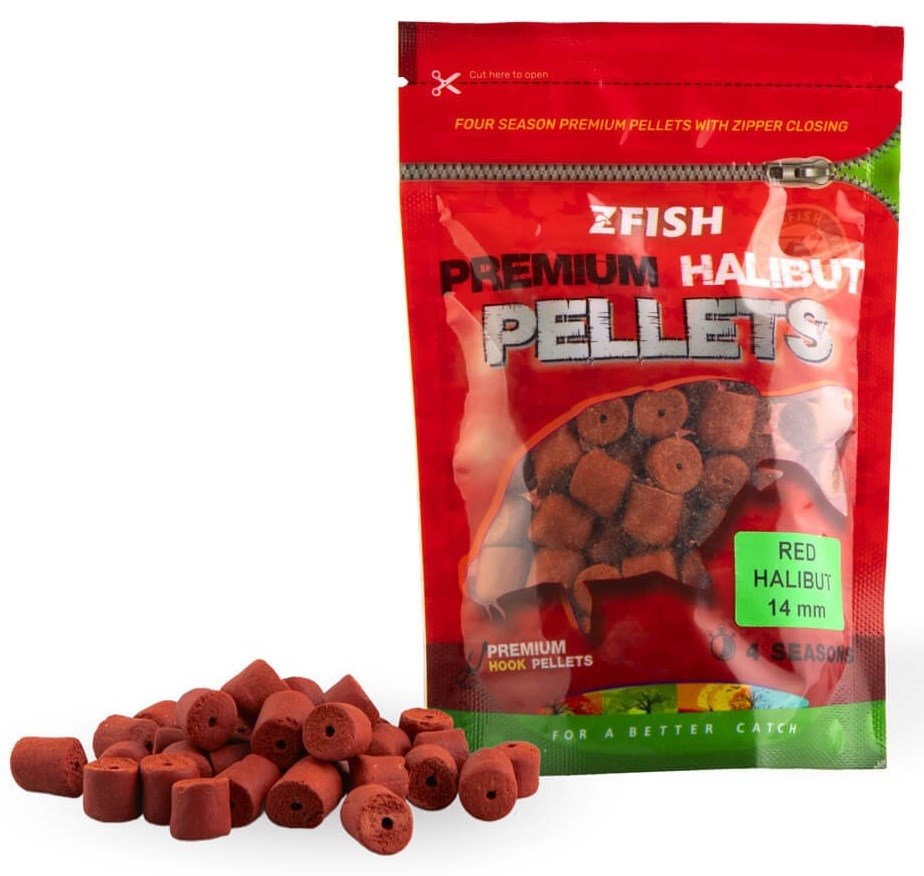 Zfish Chytací Pelety Premium Red Halibut  200g